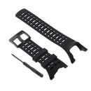 Silicone Strap Band for SUUNTO Ambit1/Ambit2/Ambit3 Soft Black