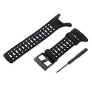 Silicone Strap Band for SUUNTO Ambit1/Ambit2/Ambit3 Soft Black