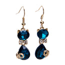 Exquisite Crystal Earring Cute Kitty Cat Earrings Women Jewelry Accessories