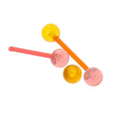 8 Pieces Assorted Color Acrylic Barbell Ball Tongue Nipplering Helix Studs 1.8mm