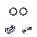 1 Pair Fashion Charm Women Lady All Occasions Ear Studs Cloth