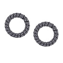 1 Pair Fashion Charm Women Lady All Occasions Ear Studs Cloth