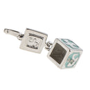 Vintage Geometric Cubic Urn Pendant Memorial Keepsake Charms Locket Jewelry