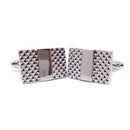 Men Fashion Stripe Rectangle Cufflinks Shirt Cuff Link For Wedding Bussiness