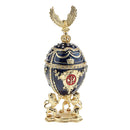 Exquisite Home Decoration Russian Easter Egg With Enamel Painted Metal Craft