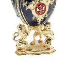 Exquisite Home Decoration Russian Easter Egg With Enamel Painted Metal Craft