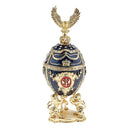 Exquisite Home Decoration Russian Easter Egg With Enamel Painted Metal Craft
