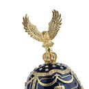 Exquisite Home Decoration Russian Easter Egg With Enamel Painted Metal Craft