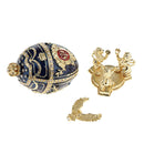 Exquisite Home Decoration Russian Easter Egg With Enamel Painted Metal Craft