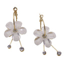 Fashion Women Jewelry Sweet Five Fowers Earrings Fringed Flowers Ear Studs