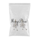 Fashion Women Jewelry Sweet Five Fowers Earrings Fringed Flowers Ear Studs