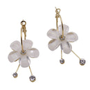 Fashion Women Jewelry Sweet Five Fowers Earrings Fringed Flowers Ear Studs