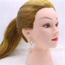 Fashion Women Jewelry Sweet Five Fowers Earrings Fringed Flowers Ear Studs