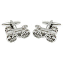 Stunning Bicycle Cuff Links Mens Brass Wedding Cufflinks Jewelry Silver