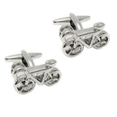 Stunning Bicycle Cuff Links Mens Brass Wedding Cufflinks Jewelry Silver