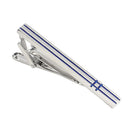 Brass Tie Bar Men's Formal Tie Clip With Stripe Elegant Necktie Bar Design