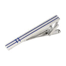 Brass Tie Bar Men's Formal Tie Clip With Stripe Elegant Necktie Bar Design