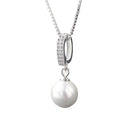 Fashion Natural Shell Beads Wild Hypoallergenic Pendant Necklace Silver