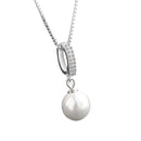 Fashion Natural Shell Beads Wild Hypoallergenic Pendant Necklace Silver