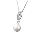 Fashion Natural Shell Beads Wild Hypoallergenic Pendant Necklace Silver