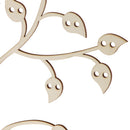 Unpainted Wood Tree Jewelry Display Tower Necklace Earring Holder Organizer