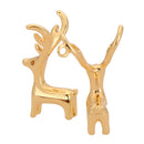 Chic 3D Christmas Reindeer Deer Charm Pendant Charms DIY Jewelry Accessories