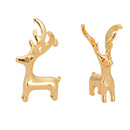 Chic 3D Christmas Reindeer Deer Charm Pendant Charms DIY Jewelry Accessories