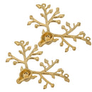 2 Pcs Animal Christmas Deer Head Pendants DIY Jewelry Handmade Accessories