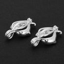 Dolphin Cage Locket Pendants Handmade Jewelry Essential Oil Scent Diffuser