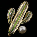 Desert Plant Cactus Lapel Pin Brooch Pin Badges for Clothes Bags Decor