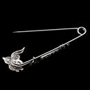 Rhinestone Owl Bird Sweater Hat Breastpin Pin Women Crystal Pin Jewelry