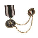 Unisex Retro Military Medal Badge Navy Style Brooch Lapel Pin Jewelry