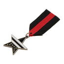 Vintage Unisex Military Medal Army Badges Pentagram Brooch Pin Jewelry