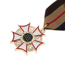 Geometric Medal Pendant Badge Fabric Costume Uniform Brooch Pin Accessory