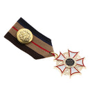 Geometric Medal Pendant Badge Fabric Costume Uniform Brooch Pin Accessory