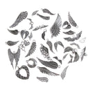 36pcs Angel Wing Charm Pendant DIY Bracelet Necklace Earrings Crafting Beads