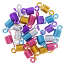 25 Pieces Hip Hop Hair Braid Rings Hair Loops Clips Bulk DIY Accessories