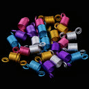 25 Pieces Hip Hop Hair Braid Rings Hair Loops Clips Bulk DIY Accessories