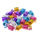 25 Pieces Hip Hop Hair Braid Rings Hair Loops Clips Bulk DIY Accessories