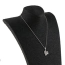 Love Heart Arrow Design Charms Pendant Necklace Full Rhinestone Necklace
