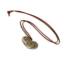 Classic Women Small Heart Chain Pendant Necklace Lovely Peach Heart Necklace