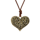 Classic Women Small Heart Chain Pendant Necklace Lovely Peach Heart Necklace