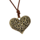 Classic Women Small Heart Chain Pendant Necklace Lovely Peach Heart Necklace