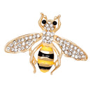 Fashion Cartoon Bee Alloy Brooch Pin for Women Mens Collar Pin Jewelry Accessory