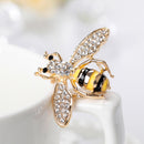 Fashion Cartoon Bee Alloy Brooch Pin for Women Mens Collar Pin Jewelry Accessory