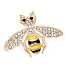 Fashion Cartoon Bee Alloy Brooch Pin for Women Mens Collar Pin Jewelry Accessory