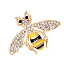 Fashion Cartoon Bee Alloy Brooch Pin for Women Mens Collar Pin Jewelry Accessory