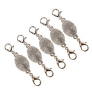 5 Pieces Set Oval Ball Lobster Hoook Magnetic Clasp DIY Jewelry Connector