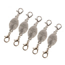 5 Pieces Set Oval Ball Lobster Hoook Magnetic Clasp DIY Jewelry Connector