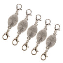 5 Pieces Set Oval Ball Lobster Hoook Magnetic Clasp DIY Jewelry Connector